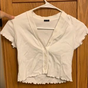 Brandy Melville Button Crop Top